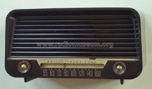 140 Transitone Code 122; Philco Products Ltd. (ID = 2117326) Radio