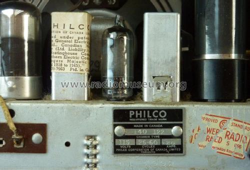 140 Transitone Code 122; Philco Products Ltd. (ID = 2117332) Radio