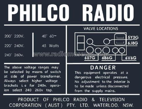 40-53; Philco Radio & (ID = 2786922) Radio