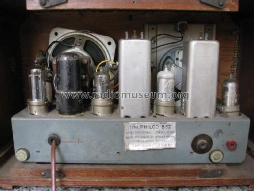 B52; Philco Radio & (ID = 633656) Radio