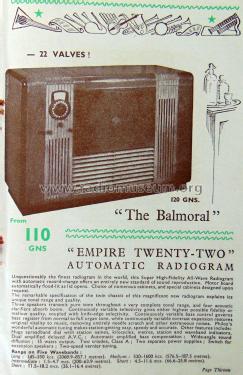 Empire Twenty-Two Automatic Radiogram A2258; Philco Radio & (ID = 2416935) Radio