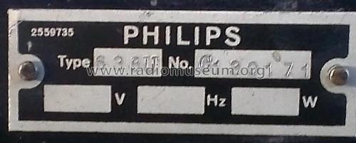 Super inductance 638 U; Philips Ibérica, (ID = 1938499) Radio