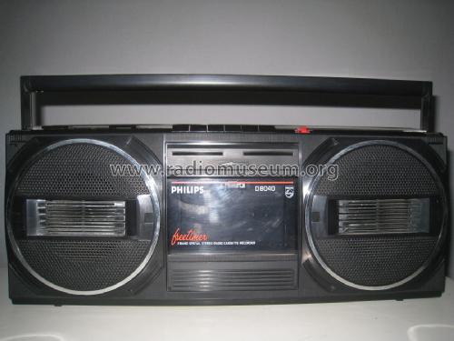 2 Band Spatial Stereo Radio Cassette Recorder D8040 /49R; Philips Malaysia; (ID = 2081813) Radio