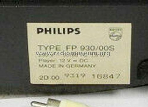 900 Series Automatic Record Player FP930 /00S; Philips Radios - (ID = 2674085) Enrég.-R