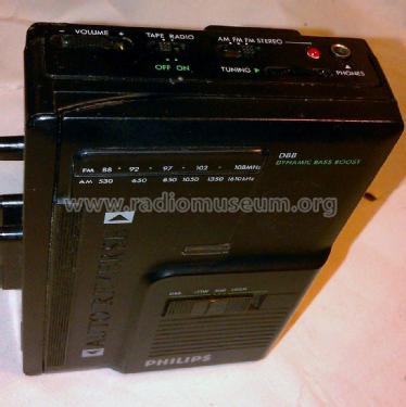 AM-FM Stereo Cassette Player AQ6507 /00; Philips Thailand; (ID = 1833430) Radio