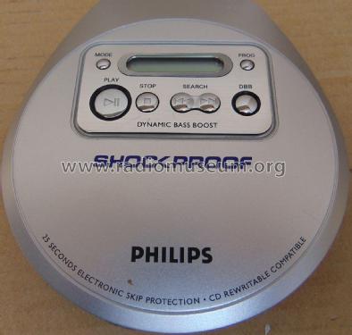 Portable CD Player AX2201 /00C; Philips 飞利浦; (ID = 2752541) R-Player