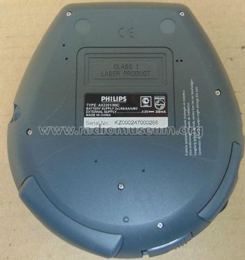 Portable CD Player AX2201 /00C; Philips 飞利浦; (ID = 2752543) Enrég.-R