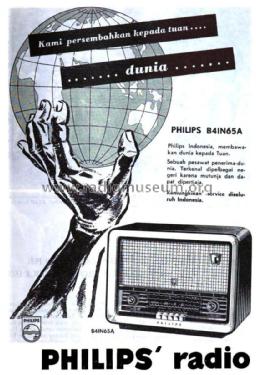 B4IN65A /01 Radio Philips Ralin Indonesia, build 1957 ?, 5 pictures ...