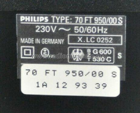 900 Series Digital Satellite Stereo Tuner FT950 70FT950 /00S; Philips Radios - (ID = 2668439) Radio