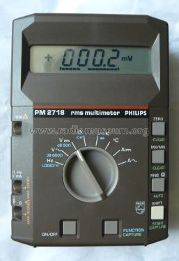Digital RMS Multimeter PM2718 /02 /12 ; Philips; Eindhoven (ID = 1845143) Equipment