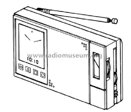 Portable Clockradio D1710 /19; Philips; Eindhoven (ID = 2119335) Radio