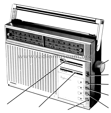 Portable Radio D2412 /00 /05 /14 /19; Philips; Eindhoven (ID = 1991526) Radio