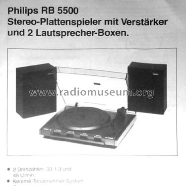 RB 5500; Philips Radios - (ID = 2139289) R-Player