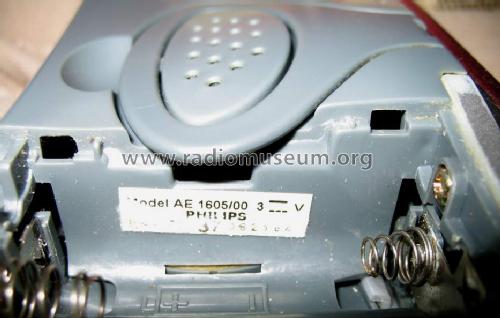 Pocket radio AE1605/00; Philips 飞利浦; (ID = 1041105) Radio