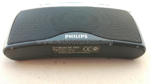 Pocket radio AE1605/00; Philips 飞利浦; (ID = 2542384) Radio