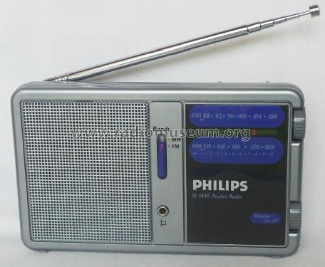 Pocket Radio D1440/00; Philips 飞利浦; (ID = 1957182) Radio