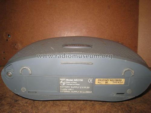 Portable Radio AE2150 /00; Philips 飞利浦; (ID = 2091691) Radio