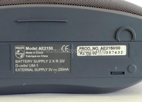 Portable Radio AE2150 /00; Philips 飞利浦; (ID = 2297293) Radio