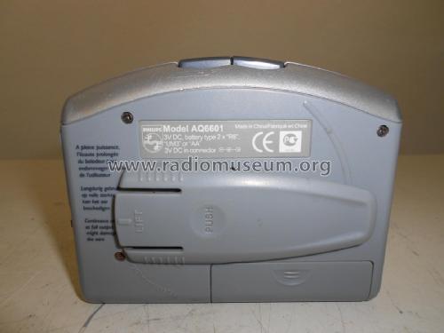 Stereo Radio Cassette Player AQ 6601; Philips 飞利浦; (ID = 2331603) Radio