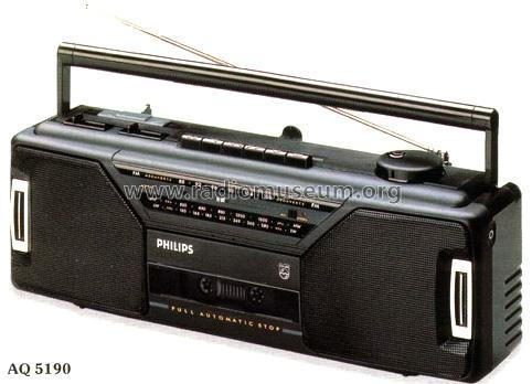 Stereo Radio Cassette Recorder AQ5190 /20 /21 /40; Philips 飞利浦; (ID = 2383274) Radio