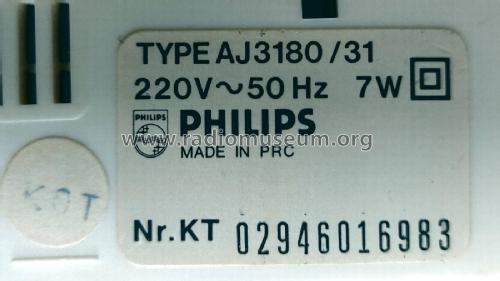 The Nightline AJ 3180 /31; Philips 飞利浦; (ID = 3086938) Radio