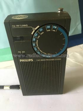 Two Band Receiver D-1000; Philips 飞利浦; (ID = 2550817) Radio