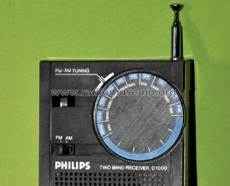 Two Band Receiver D-1000; Philips 飞利浦; (ID = 806868) Radio