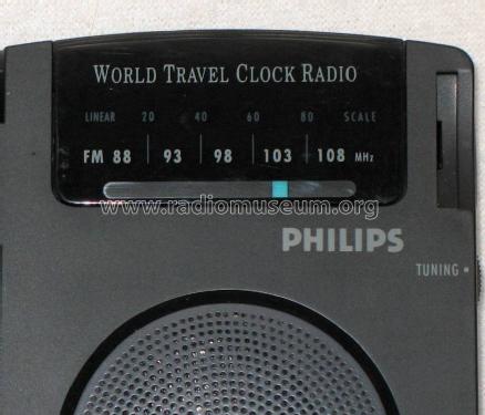 world travel clock radio philips