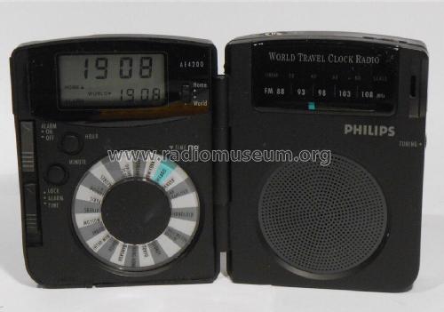 World Travel Clock Radio AE4200 /00 /20 /23; Philips 飞利浦; (ID = 2907265) Radio