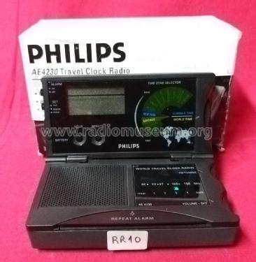 World Travel Clock Radio AE4230/00; Philips 飞利浦; (ID = 2902593) Radio