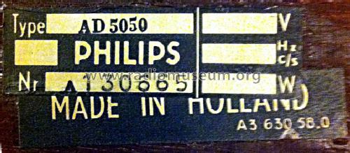 AD5050; Philips; Eindhoven (ID = 1347187) Speaker-P