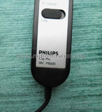 Clip Microphone SBC-ME600; Philips; Chungli (ID = 1893581) Mikrofon/TA