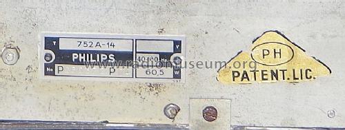 752A-14; Philips akc. spol., (ID = 2705149) Radio