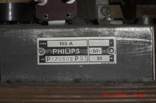 103A; Philips akc. spol., (ID = 1384772) Radio