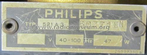 521A3; Philips akc. spol., (ID = 1029089) Radio