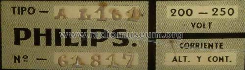 AL161; Philips Argentina, (ID = 832675) Radio