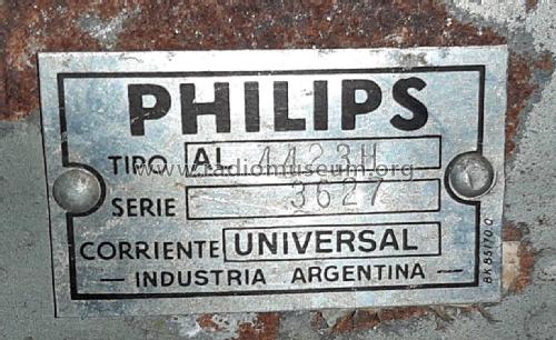 AL4423H; Philips Argentina, (ID = 2696553) Radio