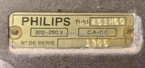 AL451H60; Philips Argentina, (ID = 2425133) Radio