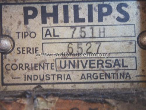 Corona AL-751H; Philips Argentina, (ID = 325481) Radio