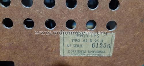 ALD25U; Philips Argentina, (ID = 2538676) Radio