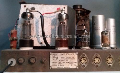 Amplificador AB2878 /04; Philips Argentina, (ID = 1723688) Ampl/Mixer