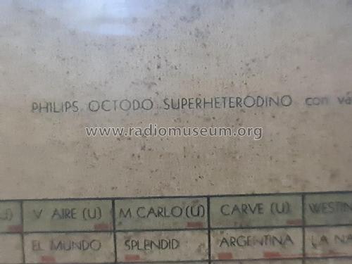 Octodo Superheterodino 525U; Philips Argentina, (ID = 2688310) Radio