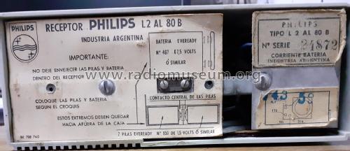 L2AL80-B; Philips Argentina, (ID = 2575607) Radio