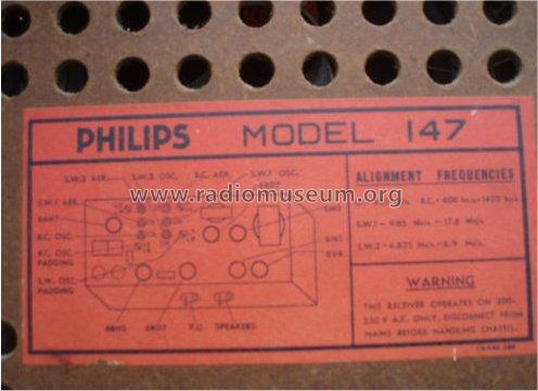 Superb Combination 147; Philips Australia (ID = 1124176) Radio