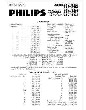 Merlin 125 23CT6/125; Philips Australia (ID = 2768387) Television