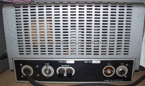 Amplifier 20W PA 982; Philips Australia (ID = 2395952) Ampl/Mixer