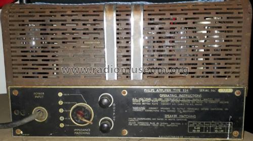 Amplifier 25W PA 954; Philips Australia (ID = 2395342) Verst/Mix