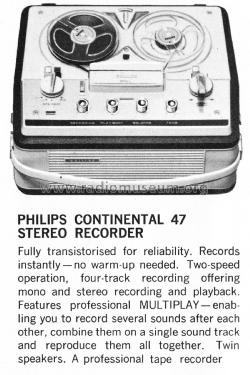 Continental 47 EL3547A /00; Philips Australia (ID = 2356386) Sonido-V