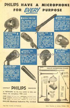 Dynamax Microphone 1100/1101 ; Philips Australia (ID = 2396201) Microphone/PU