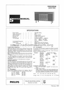 Flight Deck Novasonic 02RF780 ; Philips Australia (ID = 2747017) Radio